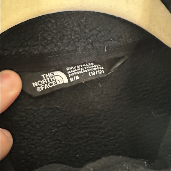 The North Face Denali Fleece Jacket Black Girls M (10/12) FA17 - Picture 4 of 12